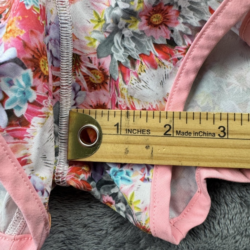 Lululemon Run Speed‎ Shorts Womens 6 Pink Floral Print Run Gym Athletic Pocket - Picture 8 of 10
